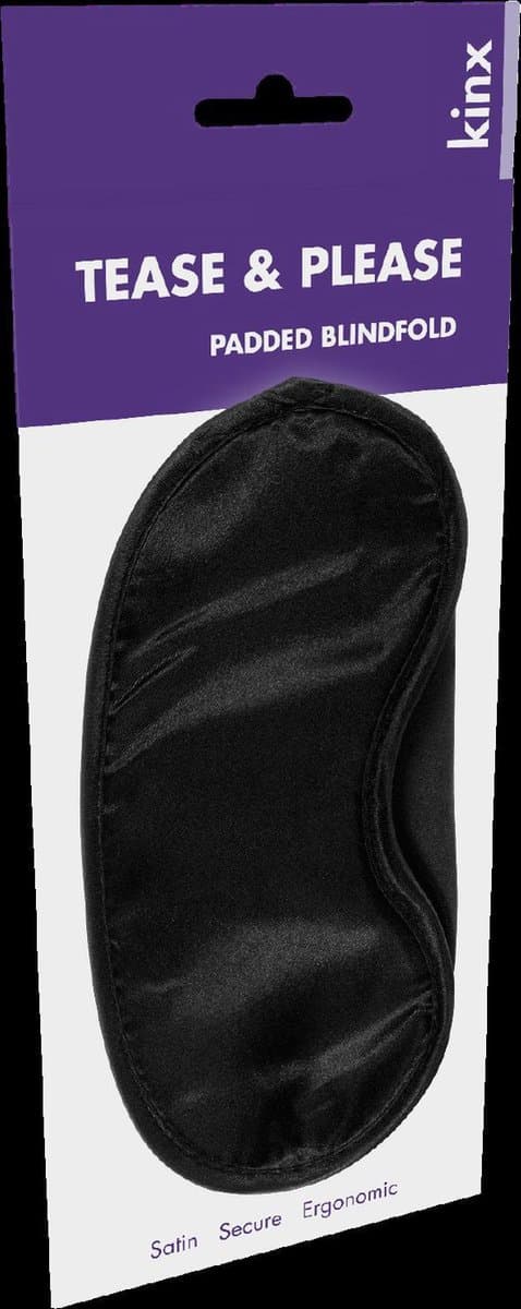 Me You Us Tease And Please Padded Blindfold Black — afbeelding 1