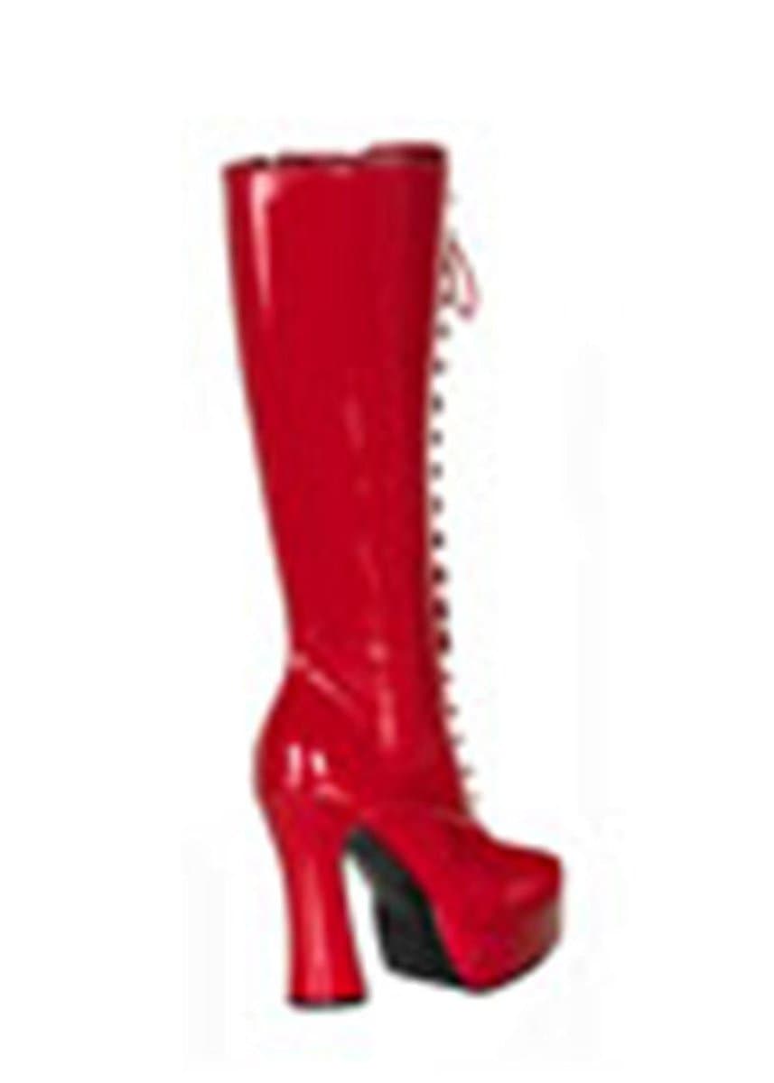 Pleaser - ELECTRA-2020 Kniehoge laarzen - US 12 - 42 Shoes - Rood — afbeelding 1