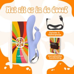 PureVibe® LELA Tarzan Rabbit Vibrator Clitoris & G-spot Stimulator - Bunny - Fluisterstil & Discreet - Licht paars - Dildo - Erotiek Sex Toys - Ook voor Koppels — thumbnail 2