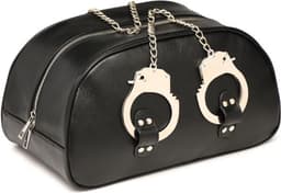 Gekraagde Reisbag met Handboeienhandvatten - Zwart — thumbnail 1