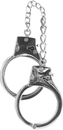 Taboom - Silver Plated BDSM Handcuffs - Bondage / SM Cuffs Zilver — thumbnail 3