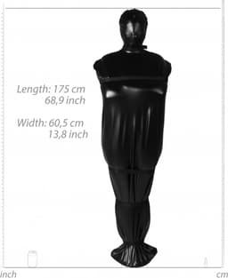 Body Bag met Nylon Bandjes - Zwart — thumbnail 10