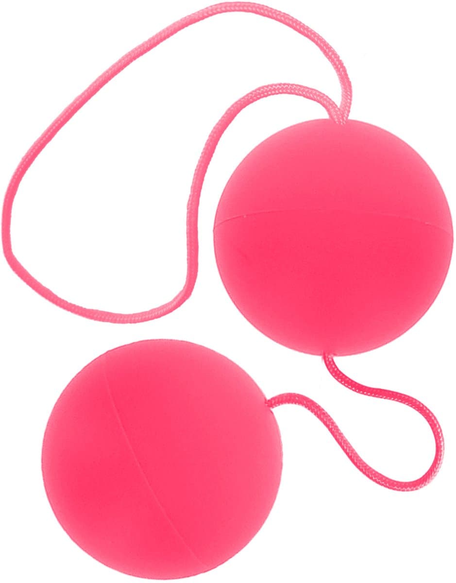 ToyJoy Funky Love Balls - Vaginale Balletjes - Roze - Ø 35 mm — afbeelding 1
