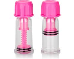 CalExotics - Vacuum Twist Suckers - Pumps Nipple Roze