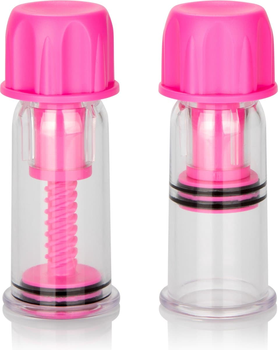 CalExotics - Vacuum Twist Suckers - Pumps Nipple Roze — afbeelding 1