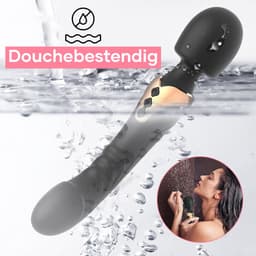 2-in-1 - Magic Wand - Wand Vibrator - Dildo Vibrator - Clitoris Stimulator - Vibrators voor Vrouwen — thumbnail 6
