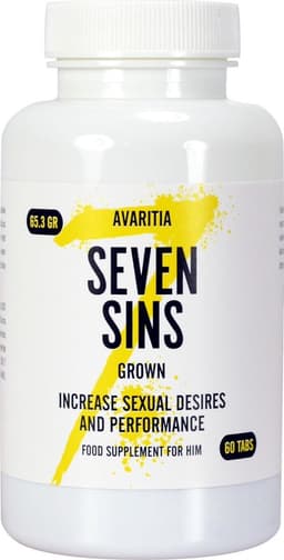 Seven Sins - Grown - Penisvergroting - 60 tabletten — thumbnail 4