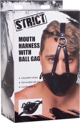 XR Brands - Strict - Mouth Harness with Ball Gag — thumbnail 2