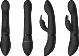 Shots - Switch Pleasure Kit #6 - Vibrator met Verschillende Opzet Stukken black — thumbnail 8