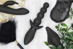 Shots - Switch Pleasure Kit #6 - Vibrator met Verschillende Opzet Stukken black — thumbnail 15