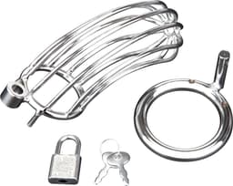 BlueLine – Prisoner Cock Cage – Zilver — thumbnail 3