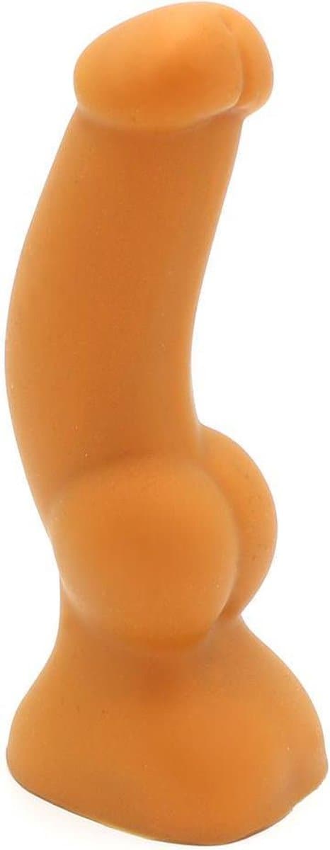 Gold Play - Soft Liquid Siliconen Anaal Dildo Cock - Goud L — afbeelding 1