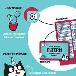 Party Rate Spiel - Absurd Spel - Feestavond Entertainment - Verrassende Vragen - 13 x 41 x 192 cm - Multicolor — thumbnail 3