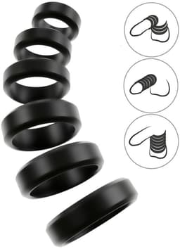 Set Penis- en Ballstrecher Ringen - Ball stretching Ringen - Set Cockringen in Diverse Maten - Cock&Ball Kit — thumbnail 1