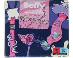 Beffy - Beflapje Strawberry - 3 stuks