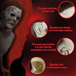 Omgoods - Michael Myers Horror Masker voor Cosplay — thumbnail 3