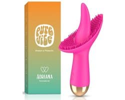 PureVibe® Adriana Clitoris Vibrator - Stimulator met 10 verschillende standen - Vibrators voor Vrouwen - Erotiek Sex Toys - Roze - Vagina