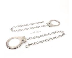 Smart Moves - Politie Handboeien met Lange Ketting - Zilver
