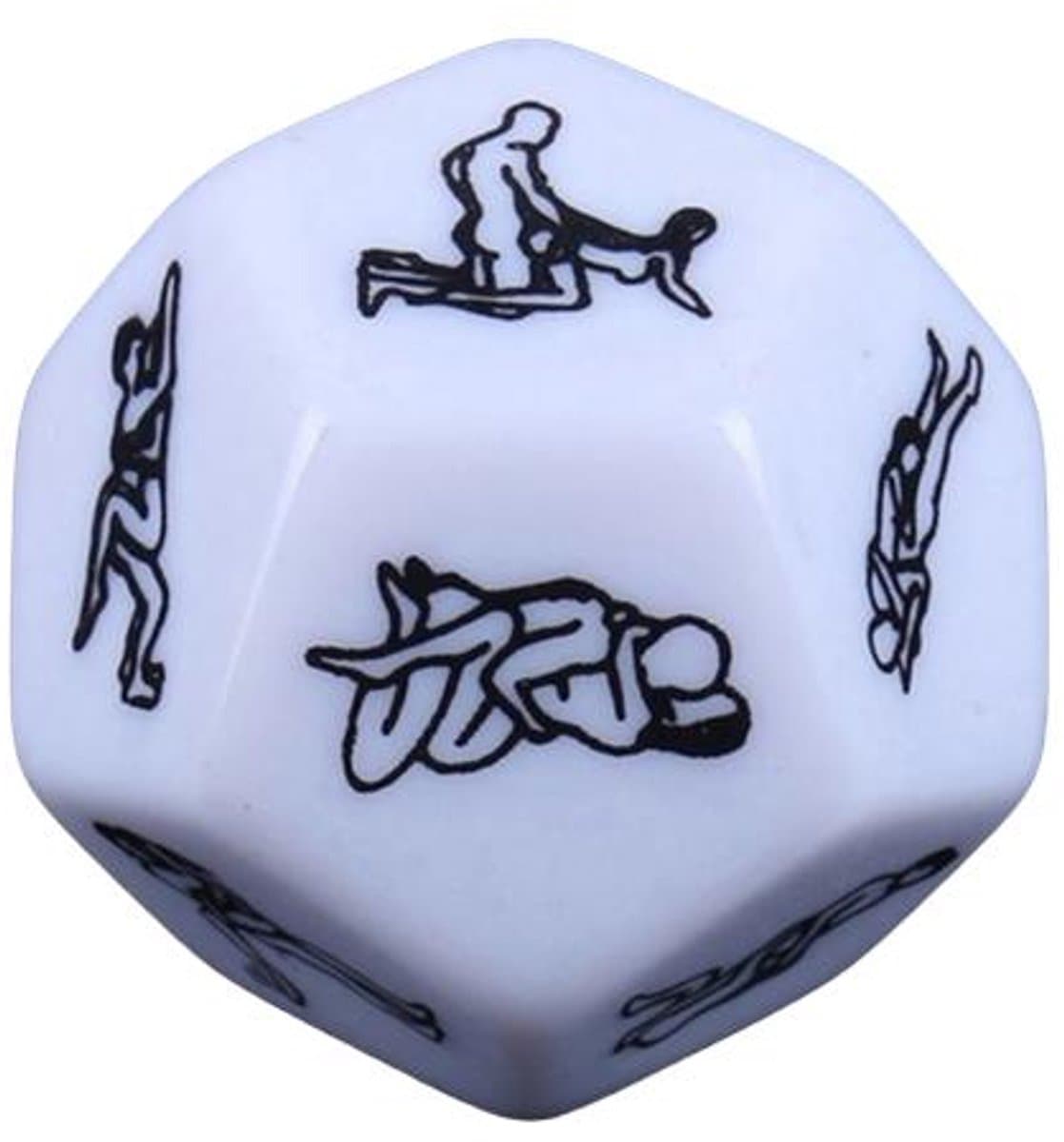 Erotische dobbelsteen - Sex dice - Sex dobbelsteen - Erotiek - Standjes dobbelsteen - 12 standjes - Jonyx — afbeelding 1