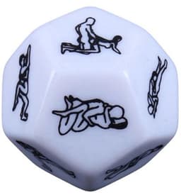 Erotische dobbelsteen - Sex dice - Sex dobbelsteen - Erotiek - Standjes dobbelsteen - 12 standjes - Jonyx — thumbnail 1