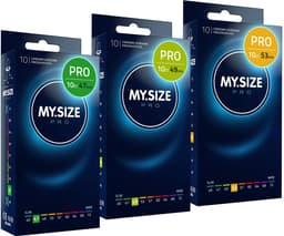 MY.SIZE PRO condoom maat 1,2,3-47,49,53 mm, 3x10 condooms - pasvorm en een geschikte maat voor iedereen — thumbnail 1