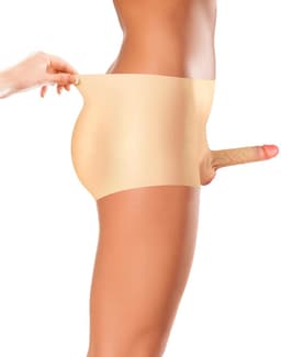 Real Body - Bodysuit - Female to Male - Mannelijk Onderlichaam met Holle Penis - Verkrijgbaar in 2 maten L/XL — thumbnail 6