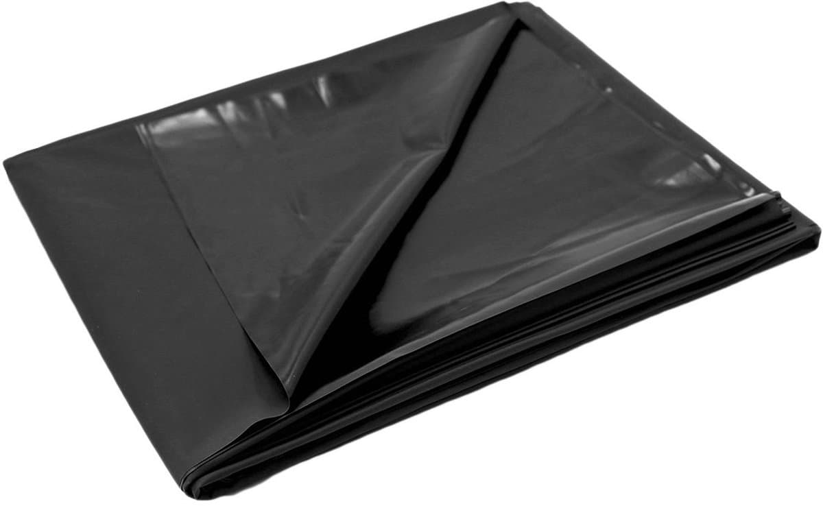 Kiotos - PVC Beddenlaken/Bedbeschermer - Zwart — afbeelding 1