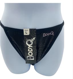 BodyQ Sexy Heren String – Zwart Croco met Roze – Erotische Herenlingerie – Maat M — thumbnail 1