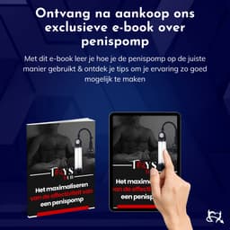 Toys Hub® Penispomp met Handgreep & 2 Penisringen - Gratis Ebook - Trekmechanisme – Penis Vergroter – Barometer Display - Sex Toys voor Mannen – 20CM — thumbnail 2