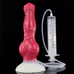 Grote spuitende dildo - Zuignap - Spuit - Anaal - Unisex - Vloeistof - Mega — thumbnail 3