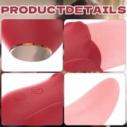 longziming Lick Tong Vibrator - Zuiger en Likkende Stimulator - Sex Toy voor Vrouwen - Stimulator met Likkende Tong - Voor Koppels - Silicone Erotisch Speelgoed — thumbnail 8