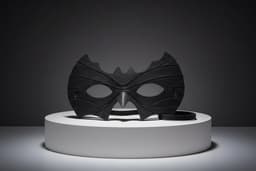 Masker - Vleermuis - Zwart - Halloween - Trick or treat - Batman - Carnaval — thumbnail 4