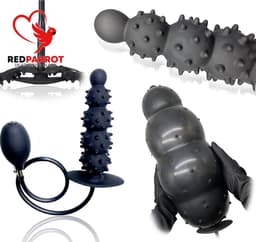 Opblaasbare Buttplug XXL - Black Pro - Anaalplug - Mega - Siliconen — thumbnail 3