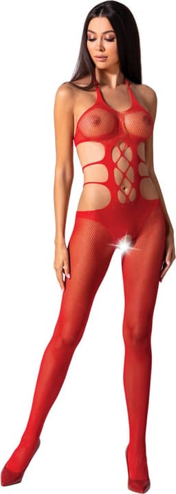 Passion - Woman Bs084 Red Bodystocking One Size — thumbnail 1