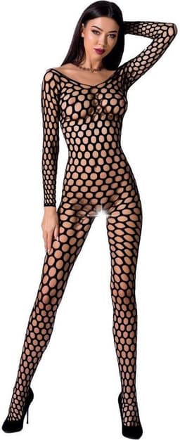 Passion Bs077 - Erotische Bodystocking - One Size - Zwart — thumbnail 2