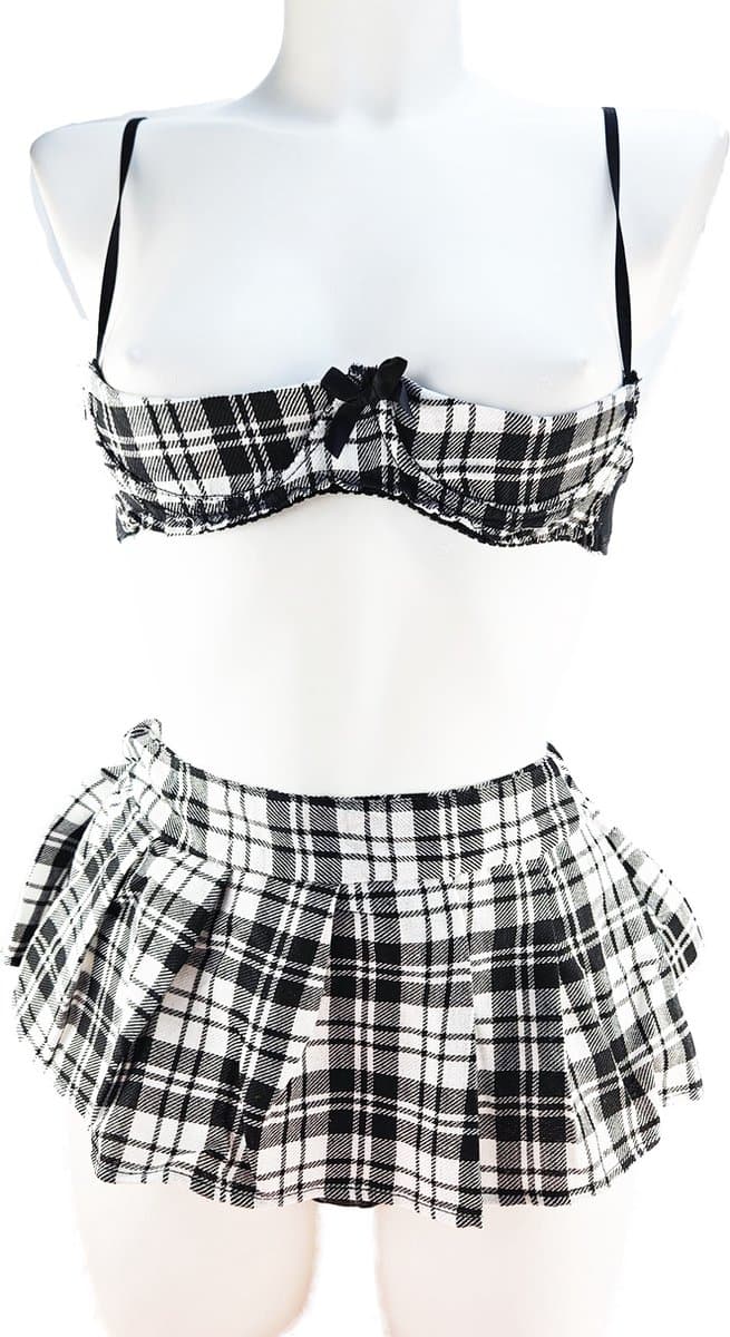 BamBella ® Sexy Cosplay Rollenspel kleding outfit dames Schoolmeisje - Onesize — afbeelding 1