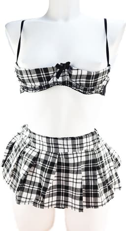BamBella ® Sexy Cosplay Rollenspel kleding outfit dames Schoolmeisje - Onesize — thumbnail 1