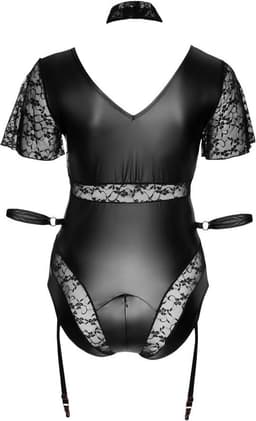 Plus Size Bondage body – hals en arm boeien - Maat 4XL — thumbnail 5