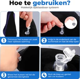 Heuts Goods Sex Kussen® - Sex Kussen - Triangle - Sex Meubel - Sex Pillow - Seksspeeltjes voor koppel - Opblaasbaar Seks Kussen - Voor Mannen & Vrouwen - Seksspeeltjes — thumbnail 4