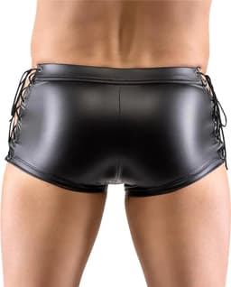 Boxer-Latex-Heren-Opwindend-Touwtjes-Rits-Erotisch-Zwart-Goedkoop — thumbnail 3