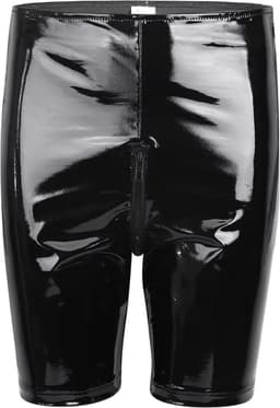 Strakke latex short vrouwen - Open kruis functie met rits - Erotisch broekje - BDSM - Hoge Taille - Latex kleding - Slip - Sexy bondage kleding — thumbnail 3