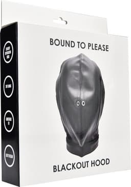 Bound To Please - Blackout Hood mask - BDSM Bondage Masker — thumbnail 4