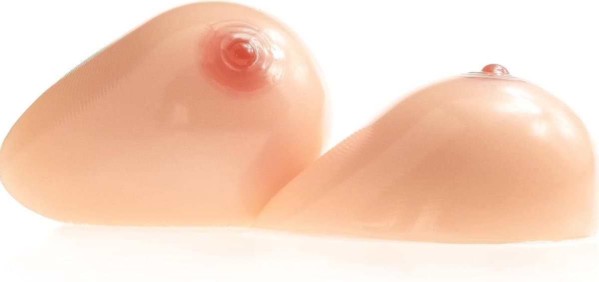 Siliconen Borsten- Borstprothese-Nep borsten- D cup- 1000 gram-Cosplay- Travestie-Transgender-Crossdresser — afbeelding 1