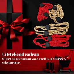 Sex Toys voor Koppels - 4 Delen Set - SM Pakket – Handboeien - Bondage - Vastbinden - Kit - Startset - Handboeien - BDSM — thumbnail 5