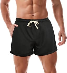 Gym Shorts Heren 7.5cm Hardloopshorts Elastische Taille Sportshorts — thumbnail 1
