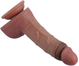 vscnovelty® Dual-Layered - Nature-Feel - Ejaculating -spuitende - silicone Dildo — thumbnail 4
