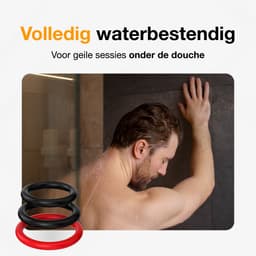 Cockring Siliconen 3 verschillende maten - Penisring - Sexspeeltjes voor mannen - Speeltjes voor koppels - Jespro — thumbnail 6