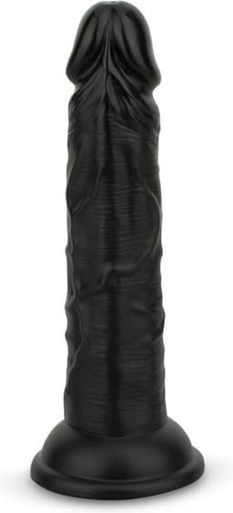 Dildo zonder ballen 12 cm - Zwart — thumbnail 3