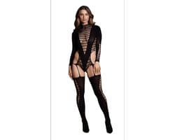 Kalyke XXIII - Bodystocking met col - One Size