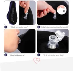 TipsToys® Sex Kussen SeksMeubel - Sex Pillow - Seksspeeltjes voor koppel - Opblaasbaar Seks Kussen Cockring — thumbnail 3